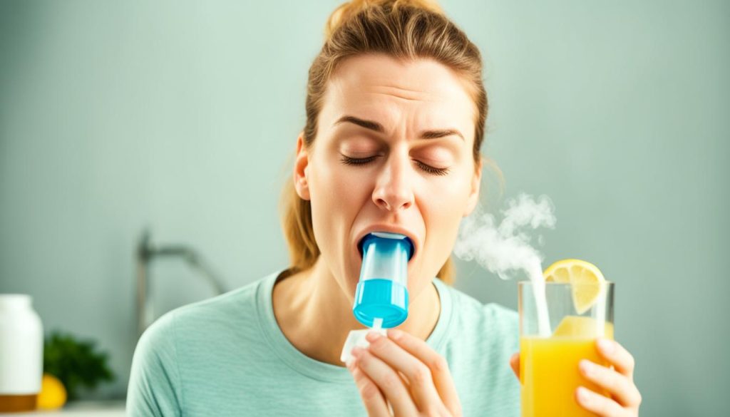 Prevención del dolor de garganta al tragar